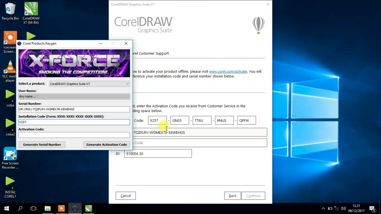 cara mendapatkan serial number corel draw x7 activation